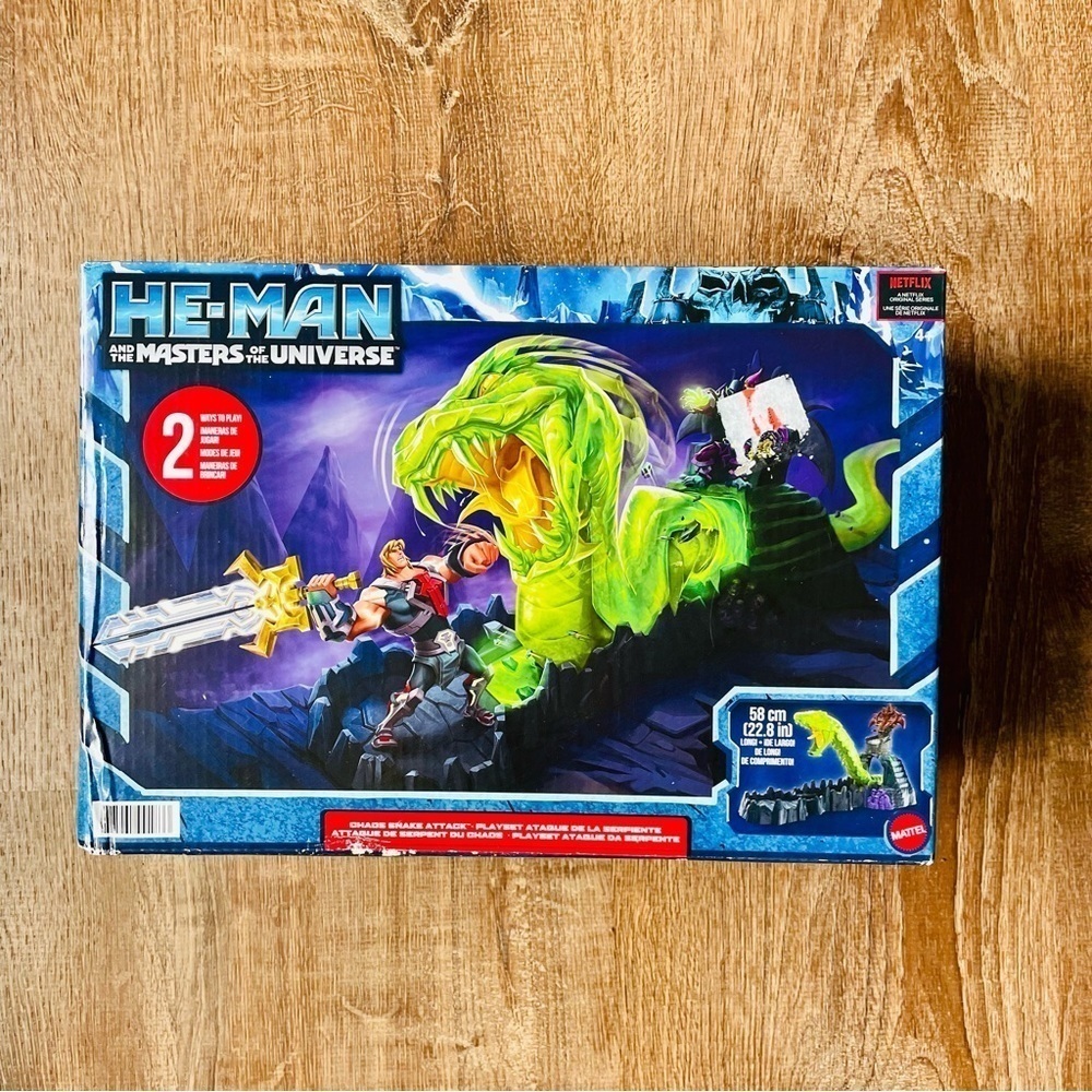 NIB He-Man and the Masters of the Universe Chaos Snake Attack Playset